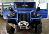 Blue Hummer Nissan 4W73